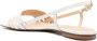 Reformation Millie lattice leather sandals White - Thumbnail 3
