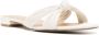 Reformation Peridot knotted flat sandals White - Thumbnail 2