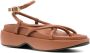 Reike Nen Gaji leather platform sandals Brown - Thumbnail 2
