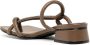 Reike Nen Noodle 35mm cross-strap sandals Brown - Thumbnail 3