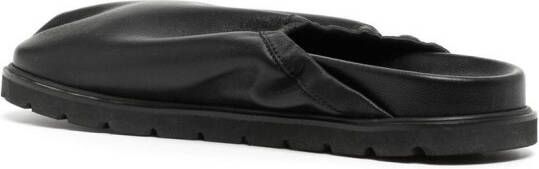 Reike Nen slip-on sheepskin loafers Black