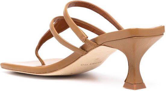 Rejina Pyo Allie strappy t-bar sandals Brown
