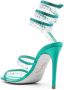 René Caovilla 105mm bead-embellished sandals Green - Thumbnail 3