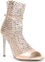 René Caovilla 105mm crystal-embellished mesh sandals Metallic - Thumbnail 2