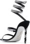 René Caovilla 115mm crystal-embellished sandals Black - Thumbnail 3