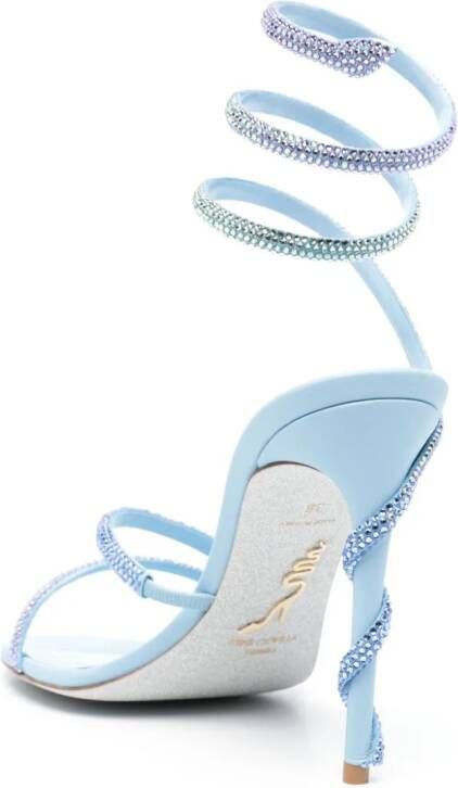 René Caovilla 115mm Margot sandals Blue