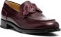René Caovilla 30mm snake-detail leather loafers Red - Thumbnail 2