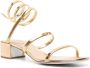 René Caovilla 40mm snake-chain spiral sandals Gold - Thumbnail 2