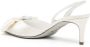 René Caovilla 65mm bow-detail leather sandals White - Thumbnail 3