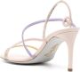 René Caovilla 90mm crossover-strap crystal-embellished sandals Neutrals - Thumbnail 3