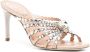 René Caovilla 90mm crystal-embellished leather mules Pink - Thumbnail 2