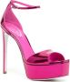 René Caovilla Anastasia 130mm metallic platform sandals Pink - Thumbnail 2
