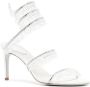 René Caovilla bead crystal embellished strappy sandals White - Thumbnail 2
