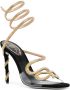René Caovilla Cleo 90mm rhinestone-embellished sandals Gold - Thumbnail 2
