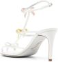 René Caovilla Caterina 100mm rhinestone-embellished sandals White - Thumbnail 3