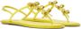 René Caovilla Caterina bow-embellished leather sandals Yellow - Thumbnail 2