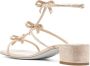 René Caovilla Caterina crystal-embellished sandals Gold - Thumbnail 3
