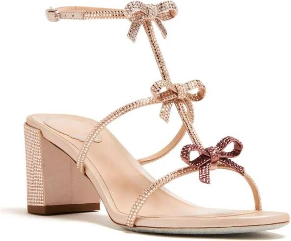 René Caovilla Caterina crystal-embellished sandals Pink
