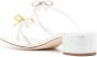René Caovilla Caterina slip-on leather sandals White - Thumbnail 3