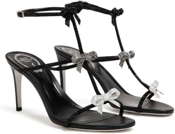 René Caovilla Catherina embellished sandals Black