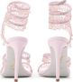 René Caovilla Chandelier 105mm crystal-embellished sandals Pink - Thumbnail 3