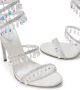 René Caovilla Chandelier 105mm crystal-embellished sandals White - Thumbnail 4