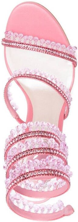 René Caovilla Chandelier 110mm sandals Pink