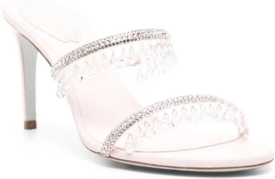 René Caovilla Chandelier 80mm sandals Pink