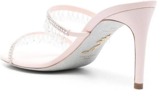René Caovilla Chandelier 80mm sandals Pink