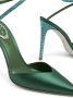 René Caovilla Chloe crystal 105mm pumps Green - Thumbnail 4