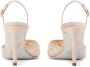 René Caovilla Cinderella 80mm leather pumps Neutrals - Thumbnail 3