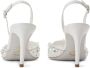 René Caovilla Cinderella 80mm leather pumps White - Thumbnail 3