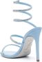 René Caovilla Cleo 105mm crystal-embellished sandals Blue - Thumbnail 3