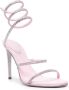 René Caovilla Cleo 105mm crystal-embellished sandals Pink - Thumbnail 2