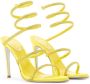 René Caovilla Cleo 105mm leather sandals Yellow - Thumbnail 2