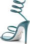 René Caovilla Cleo 105mm rhinestone-embellished sandals Blue - Thumbnail 3