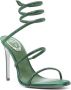 René Caovilla Cleo 105mm rhinestone-embellished sandals Green - Thumbnail 2