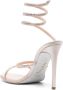 René Caovilla Cleo 105mm rhinestone-embellished sandals Pink - Thumbnail 3