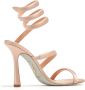 René Caovilla Cleo 105mm velvet sandals Pink - Thumbnail 3