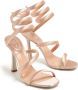 René Caovilla Cleo 105mm velvet sandals Pink - Thumbnail 4