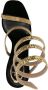 René Caovilla Cleo 155mm platform sandals Gold - Thumbnail 4