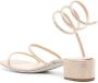 René Caovilla Cleo 40mm crystal-embellished sandals Neutrals - Thumbnail 3