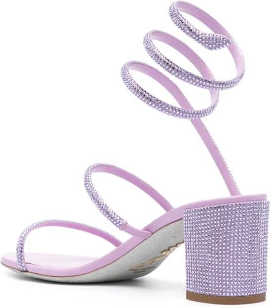 René Caovilla Cleo 60mm sandals Purple