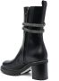 René Caovilla Cleo 65mm embellished Chelsea boots V213 BLACK JET HEMATITE - Thumbnail 3