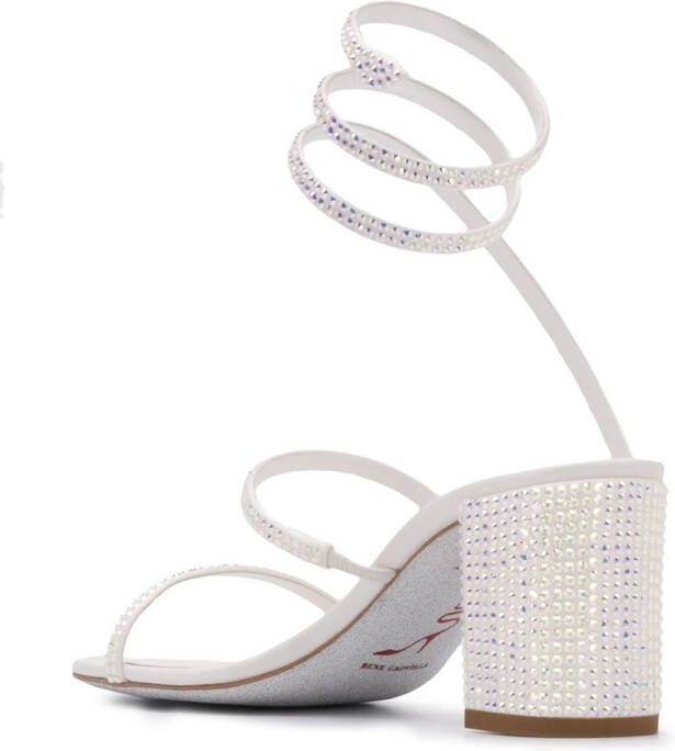 René Caovilla Cleo 75 sandals White
