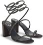 René Caovilla Cleo 80mm crystal-embellished sandals Black - Thumbnail 5