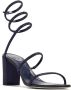 René Caovilla Cleo 80mm crystal-embellished sandals Black - Thumbnail 2