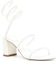 René Caovilla Cleo 80mm crystal-embellished sandals White - Thumbnail 2