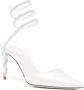 René Caovilla Cleo 80mm crystal-embellished sandals White - Thumbnail 2