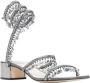 René Caovilla Cleo crystal-chandelier sandals Grey - Thumbnail 2